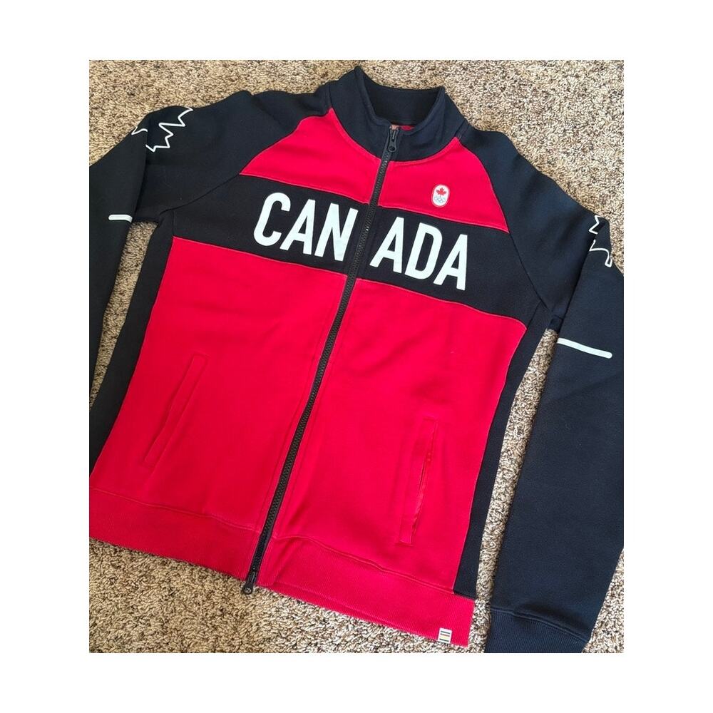 Hudson's Bay Team Canada Olympic Official Outfitter Full Zip Jacket Womens Med